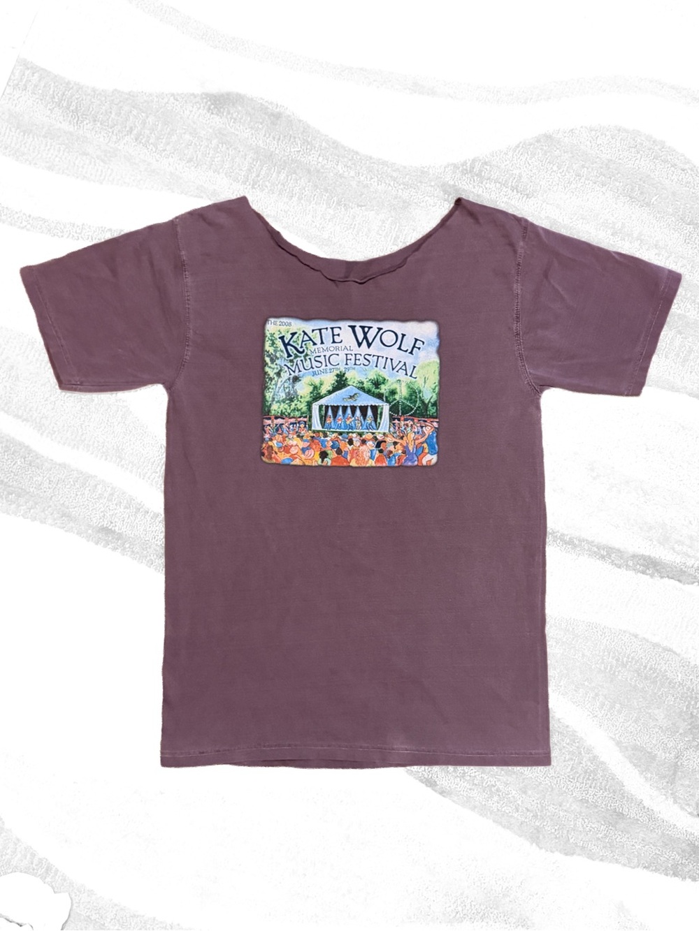 Kate Wolf Music Festival Shirt Vintage 2008 Americana Folk Taj Mahal Keb Mo M